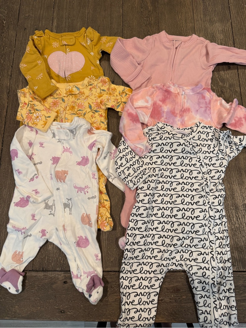 Infant girl onesies